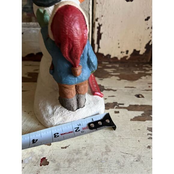 Tom Clark Cairn Christmas 1998 Figurine Vintage Marked Gnome Snowman Rabbit - Picture 10 of 10